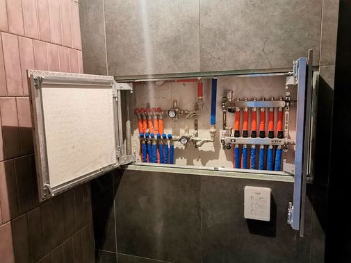 Люк под плитку Секрет 3.0, 2 створки 1200*1100 Люк под плитку Секрет 3.0, 2 створки 1200*1100