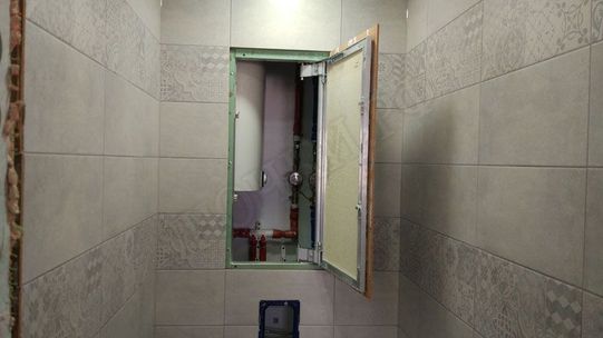 Люк под плитку Нажимной Секрет-Лайт 550*650 Люк под плитку Нажимной Секрет-Лайт 550*650