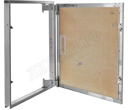 Люк под плитку Нажимной Секрет-Лайт 550*650, 1 створка Люк под плитку Нажимной Секрет-Лайт 550*650, 1 створка