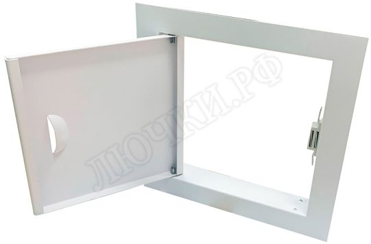 Сантехнический люк Комфорт, с магнитом 200*650, RAL 9003 муар Сантехнический люк Комфорт, с магнитом 200*650, RAL 9003 муар