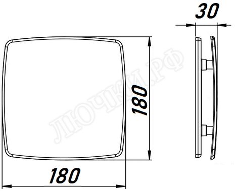 Вытяжной вентилятор Awenta System+, Turbo, 125, KWT125W, PNB125, Белый, пластик Вытяжной вентилятор Awenta System+, Turbo, 125, KWT125W, PNB125, Белый, пластик