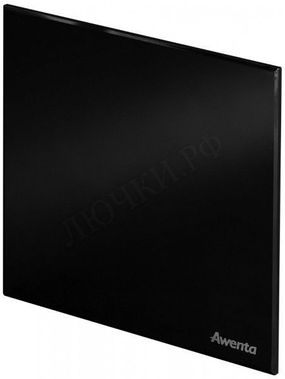 Вытяжной вентилятор Awenta System+, Turbo, 125 KWT125W, Trax, PTCB125P, Чёрный глянцевый, пластик Вытяжной вентилятор Awenta System+, Turbo, 125 KWT125W, Trax, PTCB125P, Чёрный глянцевый, пластик